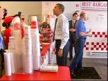 Obama Places Five Guys Order