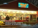 Robber Crashes Into Market and Steals ATM