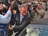 Michael Barrett Struggles with Reporters After Release from Jail