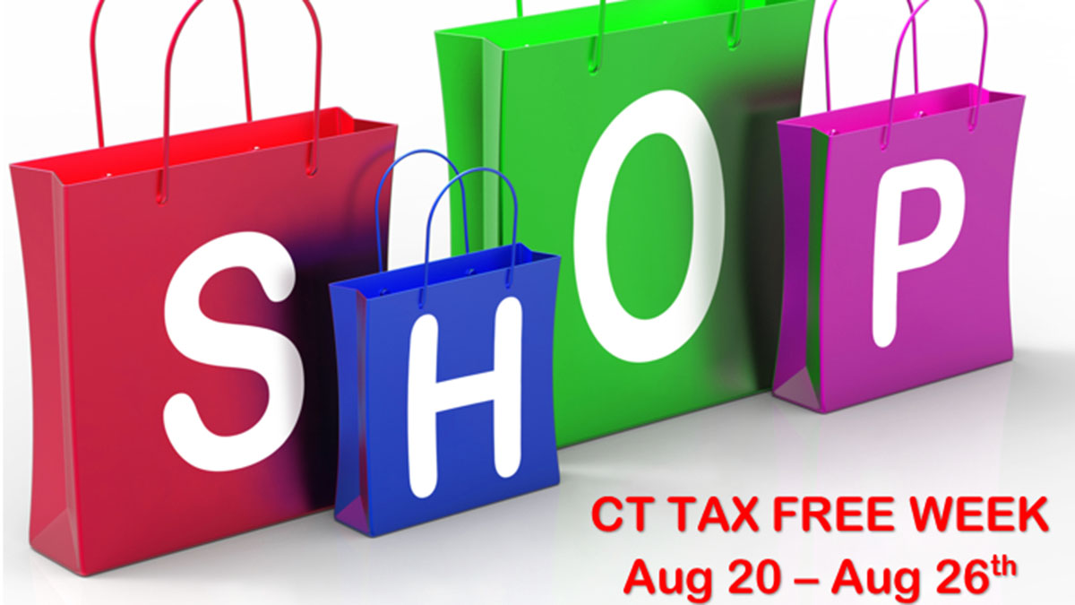 CT Tax-Free Holiday Underway