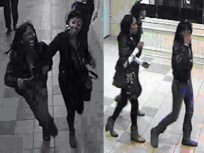 Laughing Women Beat Up Train Conductor