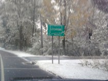 Yes, That's Snow, in October