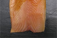 Seared Salmon with a Red Bean, Corn and Chipotle Stew