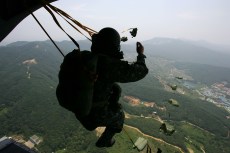 Mystery Parachutist Jumps from Tower