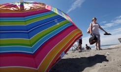 Some People Seeking Sunburns - Just for the 'Art'