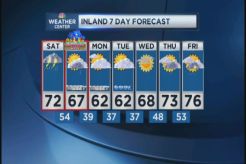 Web Weather Forecast for Saturday May 11, 2013