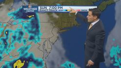 Morning forecast for Sunday, April 28, 2013.