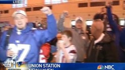 Giants Fans Head to NY