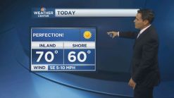 Morning forecast for Sunday, May 5, 2013.