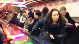 WATCH: PATH Escalator Reverses Directions