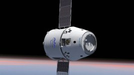 SpaceX’s Dragon Flies Under Space Station