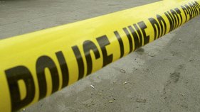 Car Hits Rock, Bounces Back Onto Road