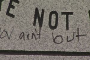 Vandals Strike Manchester Cemetery