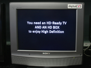 Digital ready television sets for sale.