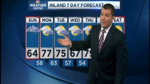 NBC CT. METEOROLOGIST RYAN HANRAHAN PROVIDES US WITH THE EVENING WX FORECAST ON MAY18,2013