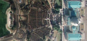 Entire Inauguration Crowd Captured from Space