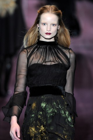 Rich Ruby Lips On and Off the Catwalk