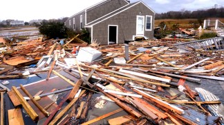 Sandy's Trail of Wreckage in Connecticut