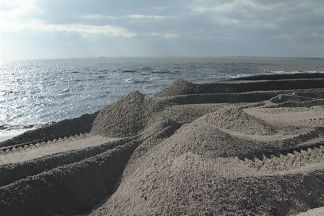 The Sand at Hammonasset State Park Being Replenished