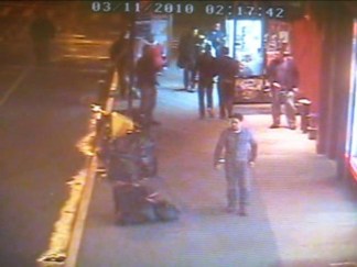 Surveillance Video of Suspect in Social Bar Attack