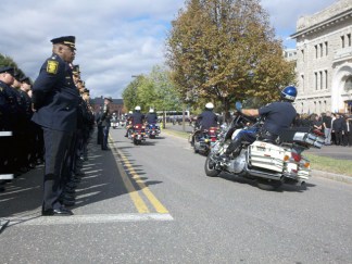 Photos from Trooper Hall's Funeral