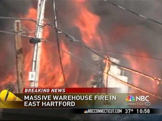 Massive Fire Destroys East Hartford Businesses