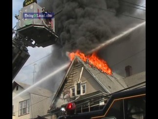 Video from the Fire that Killed 2 Bridgeport Firefighters