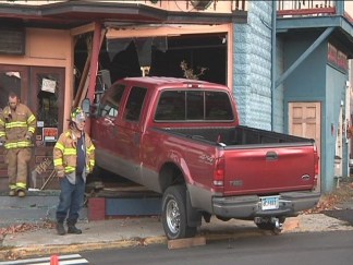 Truck Crashes Through Store