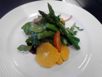 Spring Salad of Asparagus, Arugula, and Citrus with Tarragon Vinaigrette