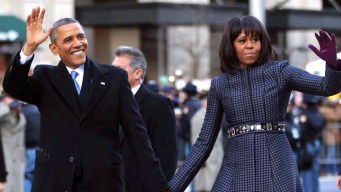 President and First Lady Walk Down Pennsylvania Avenue