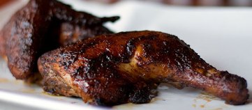 Grilled Chicken with a Peach-Chipotle Salsa