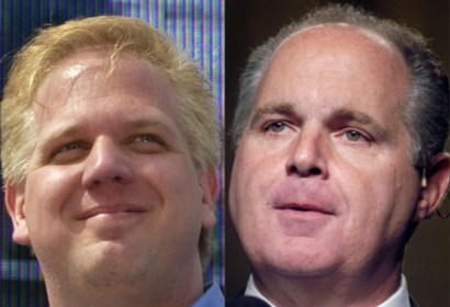 Glenn Beck's star is on the rise, but he hasn't made right-wingers forget about Rush Limbaugh just yet. Glenn Beck's star is on the rise, but he hasn't made right-wingers forget about Rush Limbaugh just yet.
