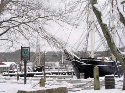 Charles W. Morgan in Winter, Mystic Seaport - 2008