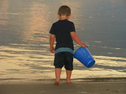 Sunset at the beach