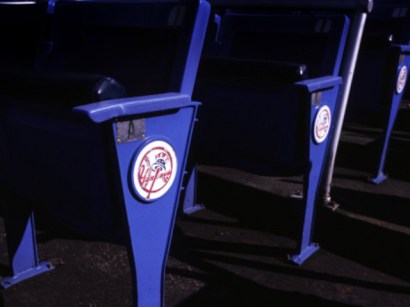John Lefkus paid $2,000 for a pair of seats from the old stadium. John Lefkus paid $2,000 for a pair of seats from the old stadium.