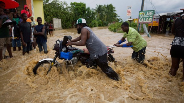 Not a good weekend for biking in Port au Prince