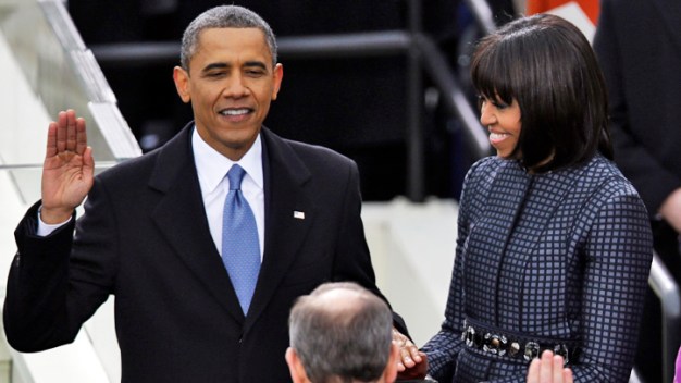 Panoramic View of Obama's Second Inauguration