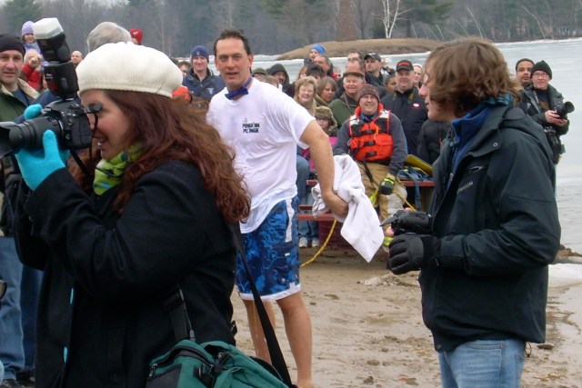 Brr! One Chilly Plunge