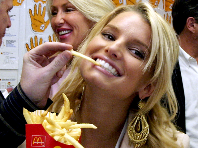 Celebrities Pigging Out