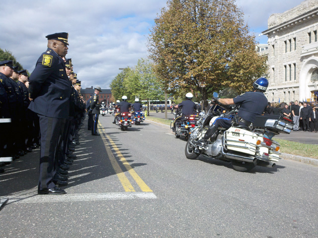 Photos from Trooper Hall's Funeral