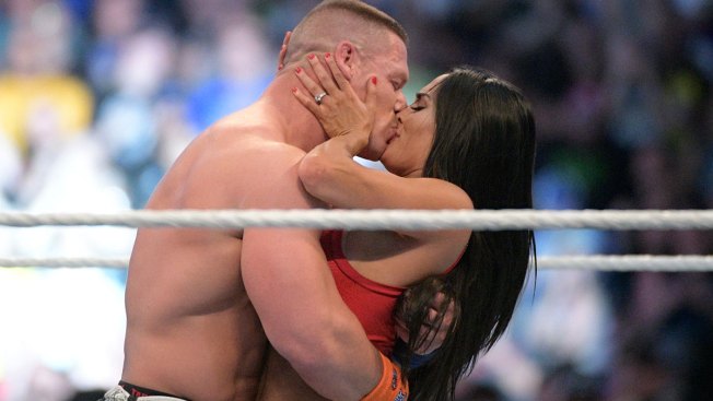 John Cena proposes to Nikki Bella at WWE event Wrestlemania