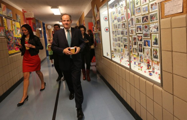 NY police investigate assault claim against ex-Gov. Spitzer