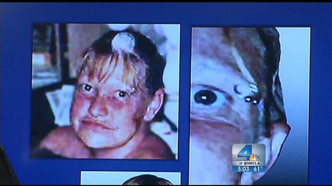 Federal Authorities released photos of child pornography suspects Thursday. The woman's identity had eluded authorities for years, and was only discovered after the help of public tips. The 52-year-old woman was picked up not far from where these alleged crimes occurred. Lolita Lopez reports from Downtown LA for the NBC4 News at 5 p.m. on January 4, 2013.
