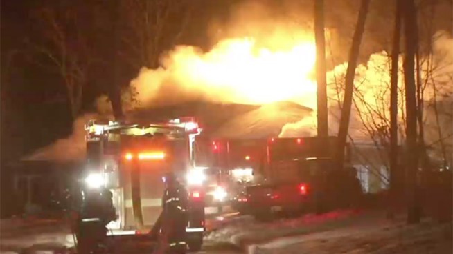 The family made it out safely and called 911 around 12:30 a.m.