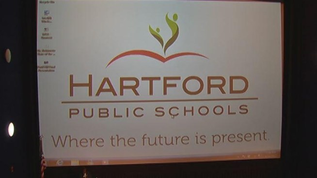 Students who attend a four-year college will be eligible for a $5,000 per year scholarship if they maintain a B average in high school, have a good attendance record and are residents of Hartford.