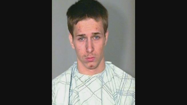 Authorities say 18-year-old Dean Lachappelle was trying to hide from New London police when he got stuck in a chimney and had to be extricated by firefighters.
