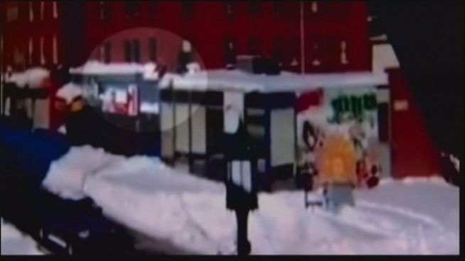 The Fire chief says YouTube video was recorded inside a Hartford fire station showing people jumping off roofs into snow banks after the blizzard. No one did anything to stop it.