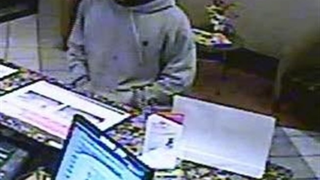 Milford police are looking for a robber who has hit several hotels along I-95