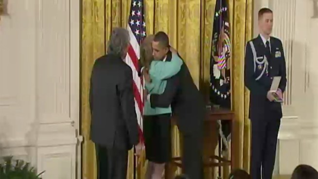The six faculty and staff members of Sandy Hook Elementary who were killed in the December school shooting have been honored with the 2012 Citizens Medals.