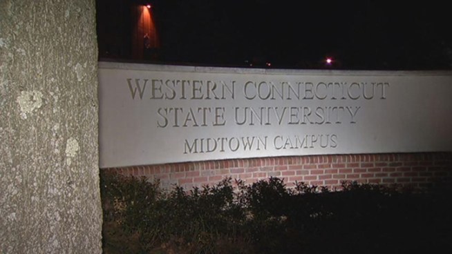 Police are investigating after a student discovered a gay slur written on a dry erase board outside her dorm room inside Litchfield Hall at Western Connecticut State University.